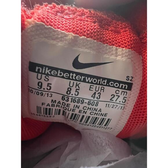 Nike Tiempo 94 NSW Gym Red 631689-608 Men’s 9.5 Rare 2013 Indoor Soccer Mint main image 6